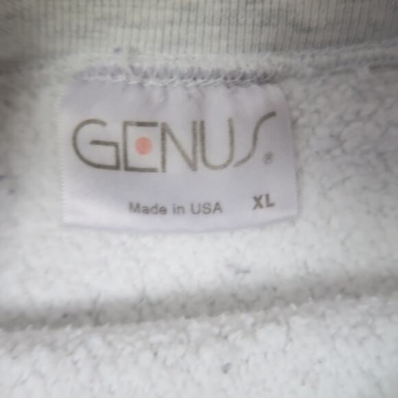 Vintage Genus Heather Grey Monroe WA Bearcats Football Team Sweatshirt - Picture 4 of 6